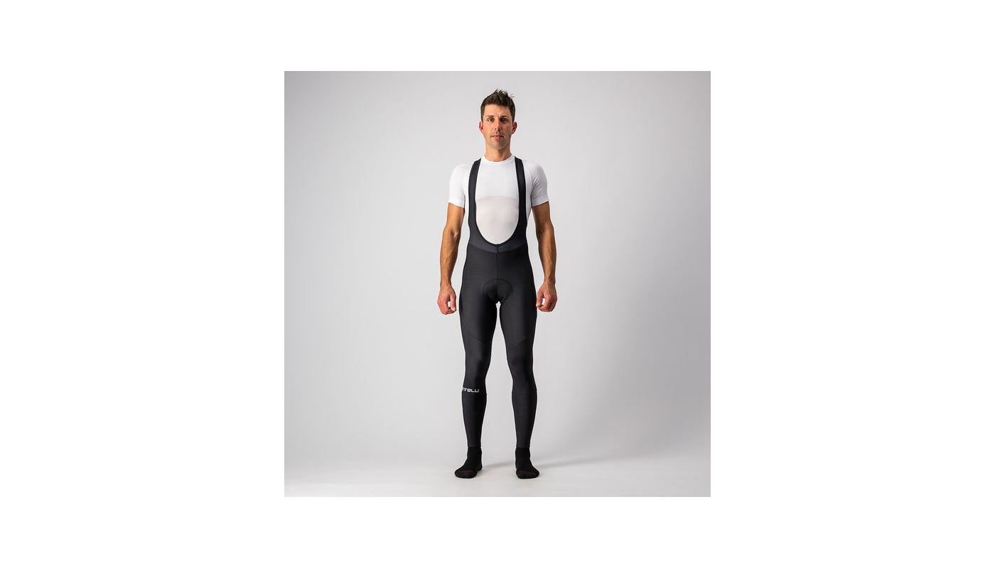Castelli pánské kalhoty Entrata Bibtigh s vložkou, black  L - 1
