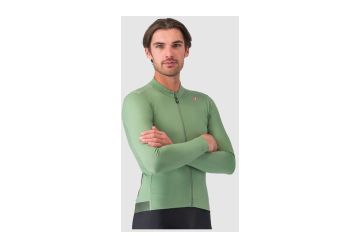 Castelli Espresso dres Thermal Jersey, green pepper  XL - 1
