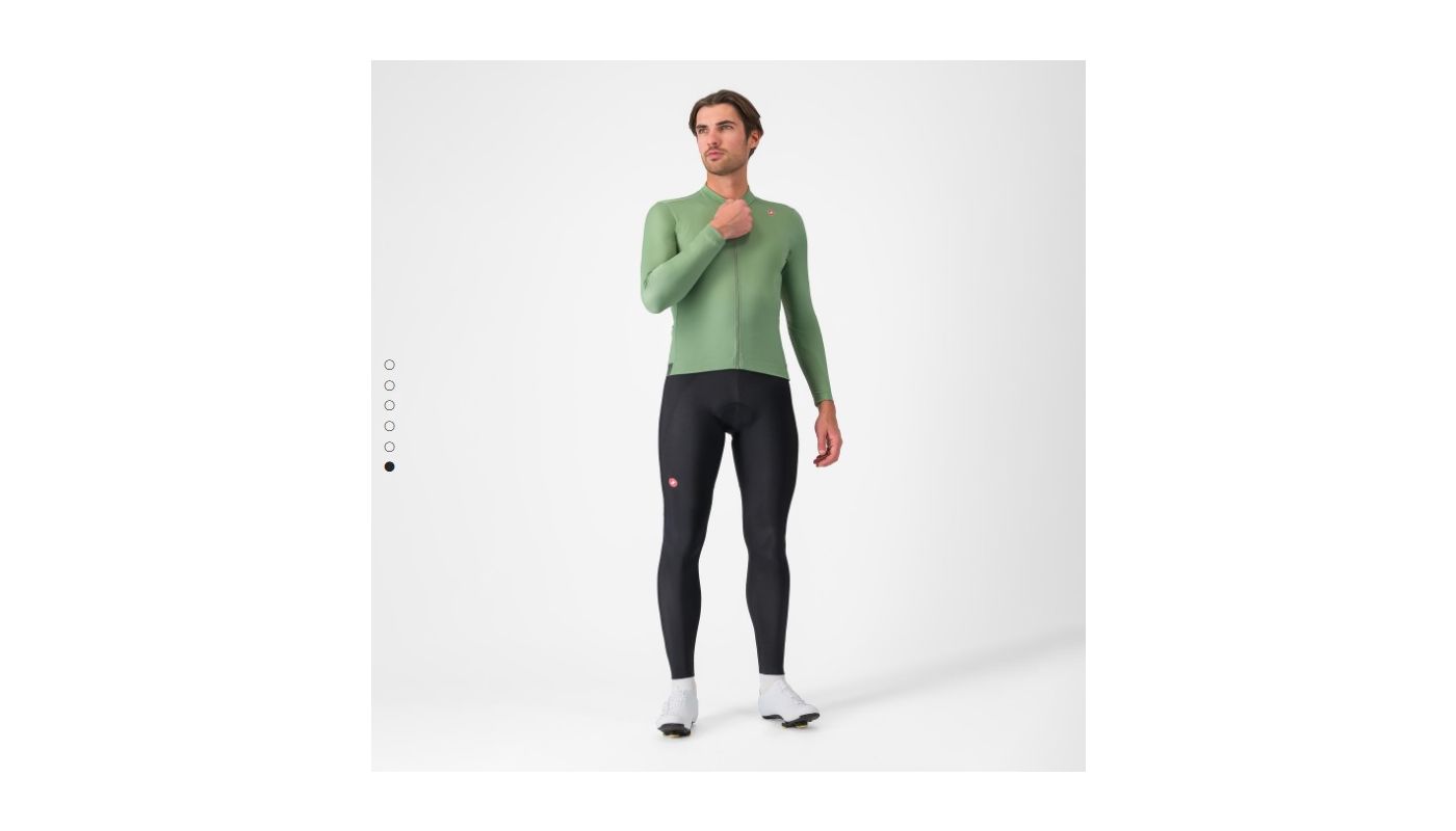 Castelli Espresso dres Thermal Jersey, green pepper  XL - 6