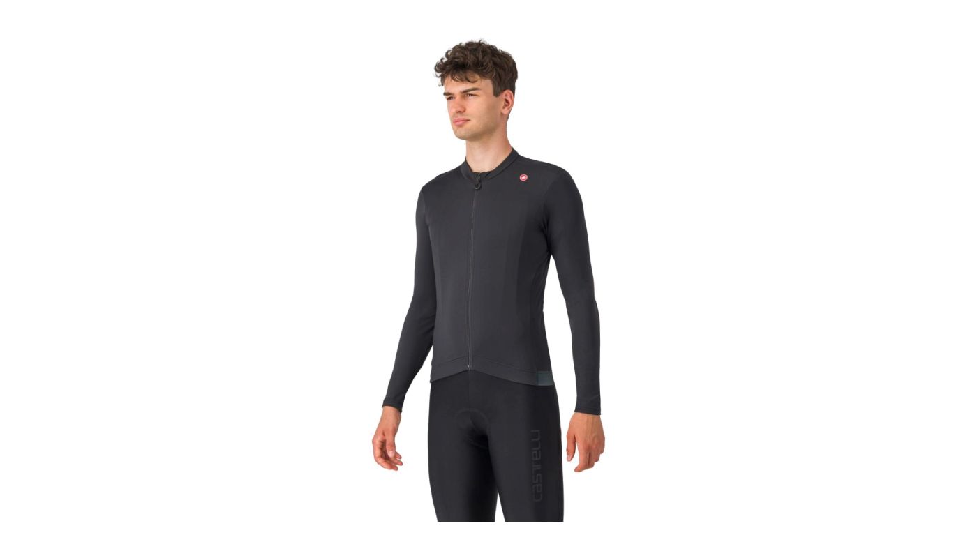 Castelli Espresso dres Thermal Jersey, light black  L - 2