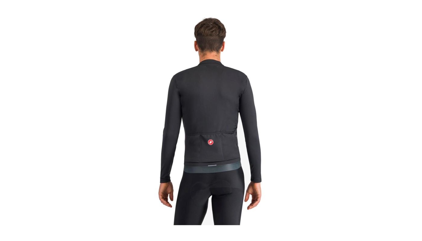 Castelli Espresso dres Thermal Jersey, light black  L - 3