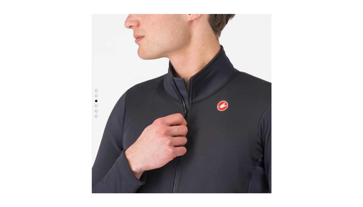 Castelli Entranta 2 Jacket bunda, light black/dark gray  L - 3
