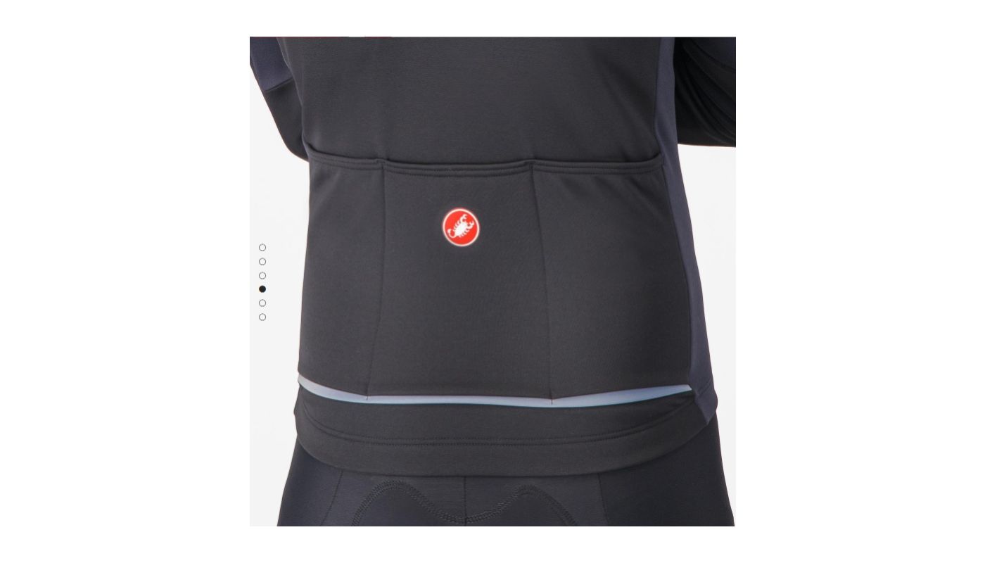 Castelli Entranta 2 Jacket bunda, light black/dark gray  L - 4