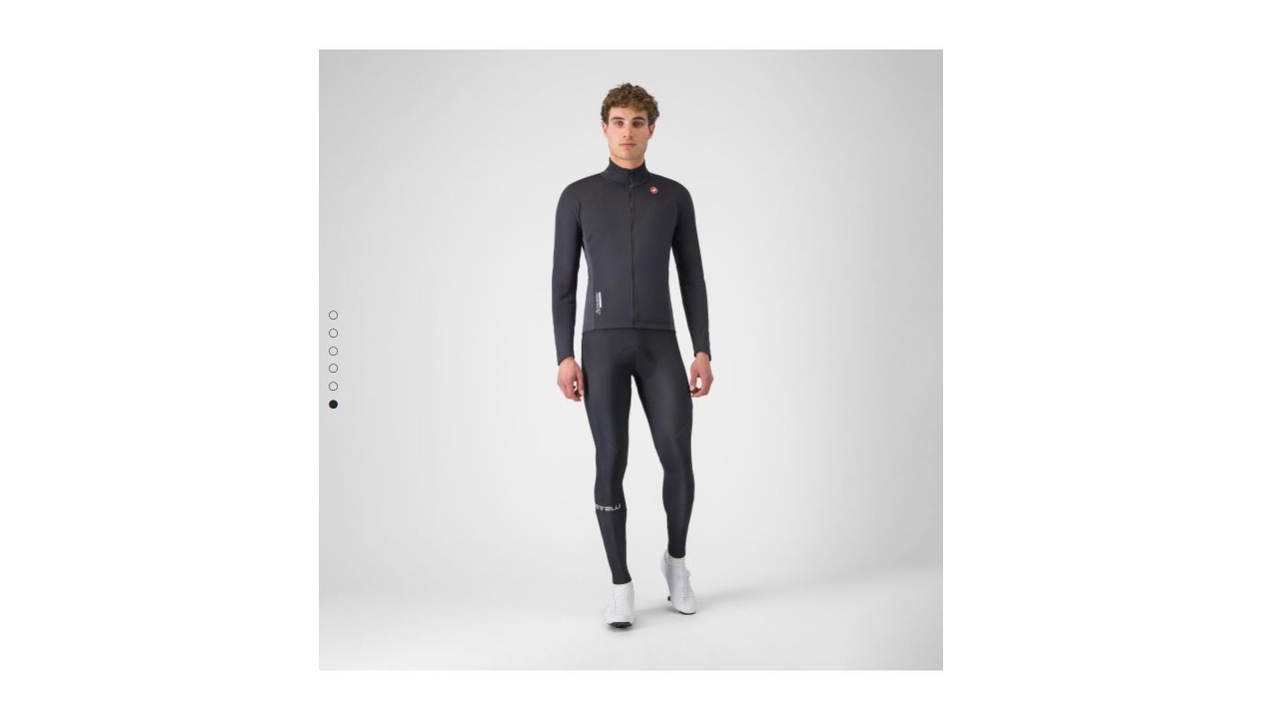 Castelli Entranta 2 Jacket bunda, light black/dark gray  L - 6