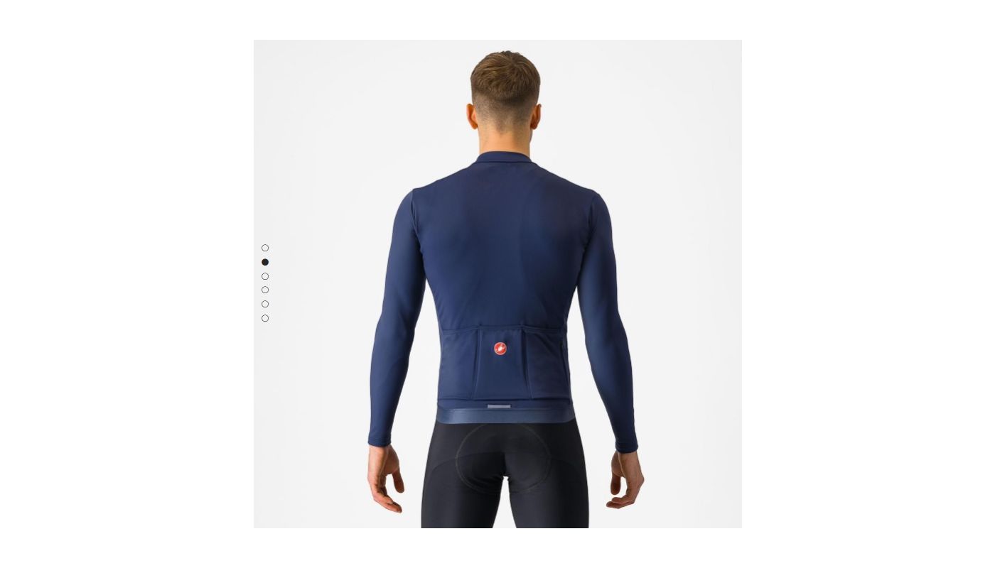 Castelli Espresso dres Thermal Jersey, belgian blue  XXL - 2