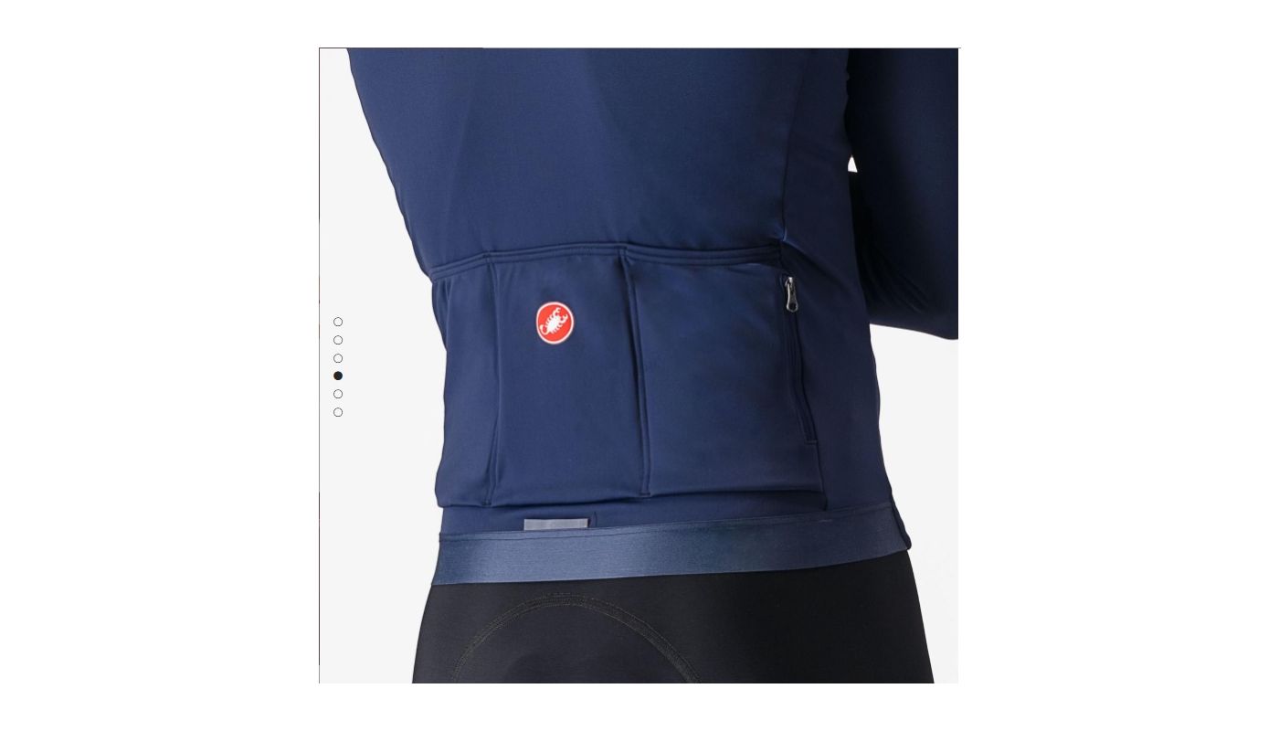 Castelli Espresso dres Thermal Jersey, belgian blue  XXL - 4