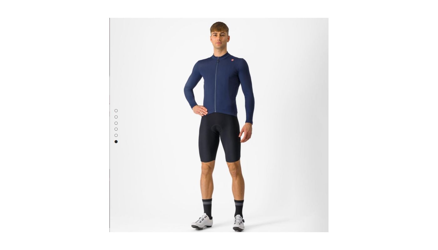 Castelli Espresso dres Thermal Jersey, belgian blue  XXL - 6