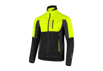 Etape - zimní bunda Strong 2.0 černá/žlutá fluo - 1
