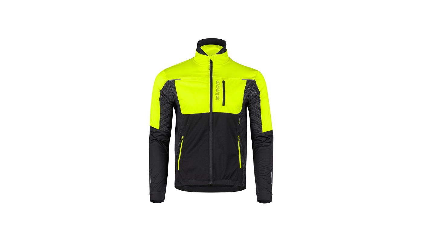 Etape - zimní bunda Strong 2.0 černá/žlutá fluo - 3