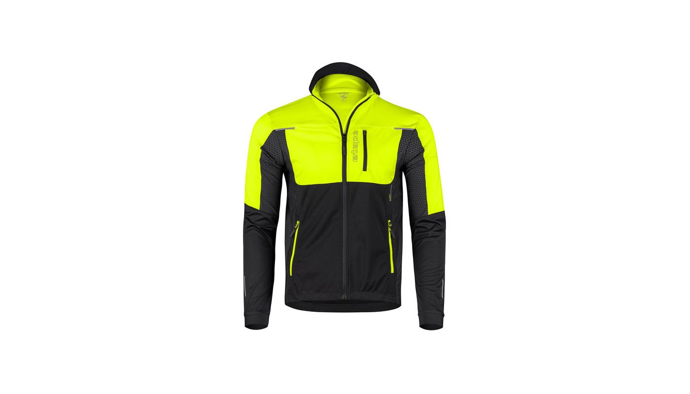 Etape - zimní bunda Strong 2.0 černá/žlutá fluo - 4