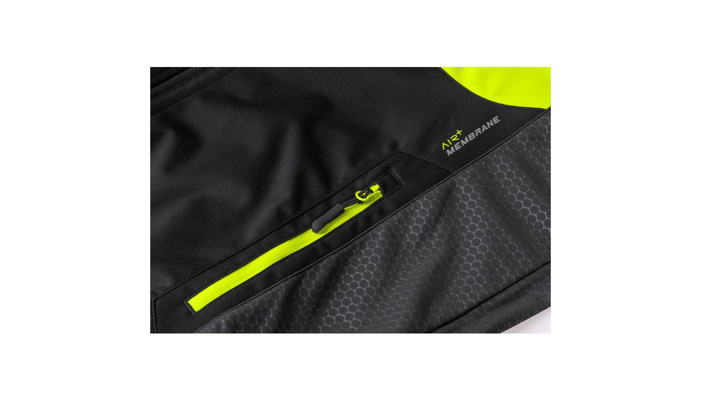 Etape - zimní bunda Strong 2.0 černá/žlutá fluo - 6