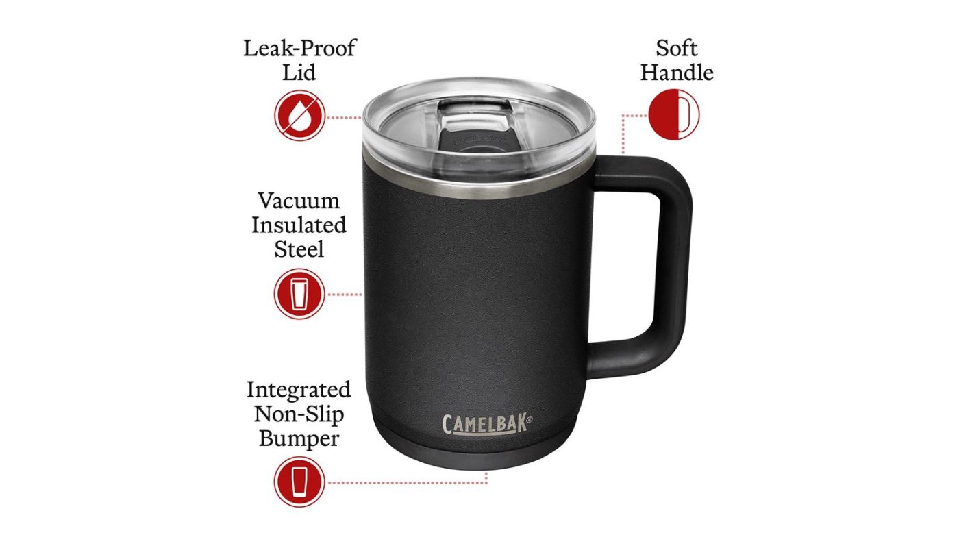 Termohrnek CAMELBAK Thrive Mug VSS 0,5l Black - 2
