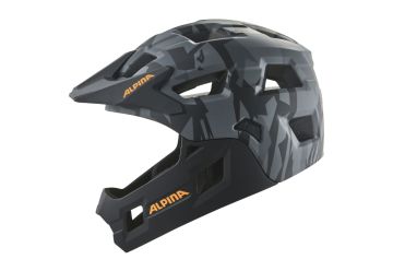 Cyklistická helma Alpina RUPI black-camo orange matt - 1