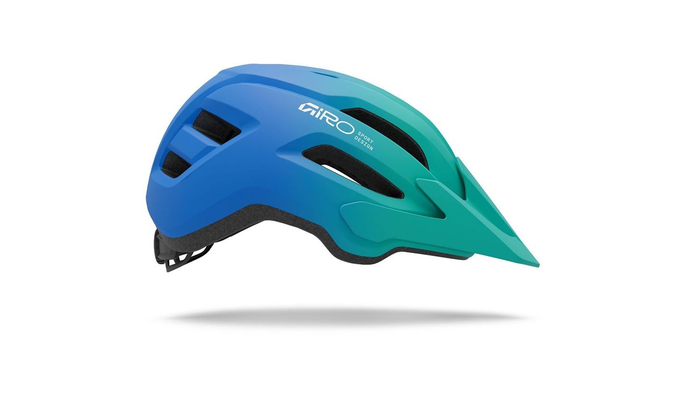GIRO Fixture II MIPS Youth Mat Aqua Green/Blue Jewel Fade - 4