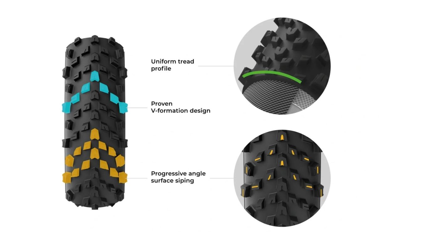 Plášť Vittoria Terreno T60 Mixed 45-622 Gravel Endurance Full Black G2.0 - 7