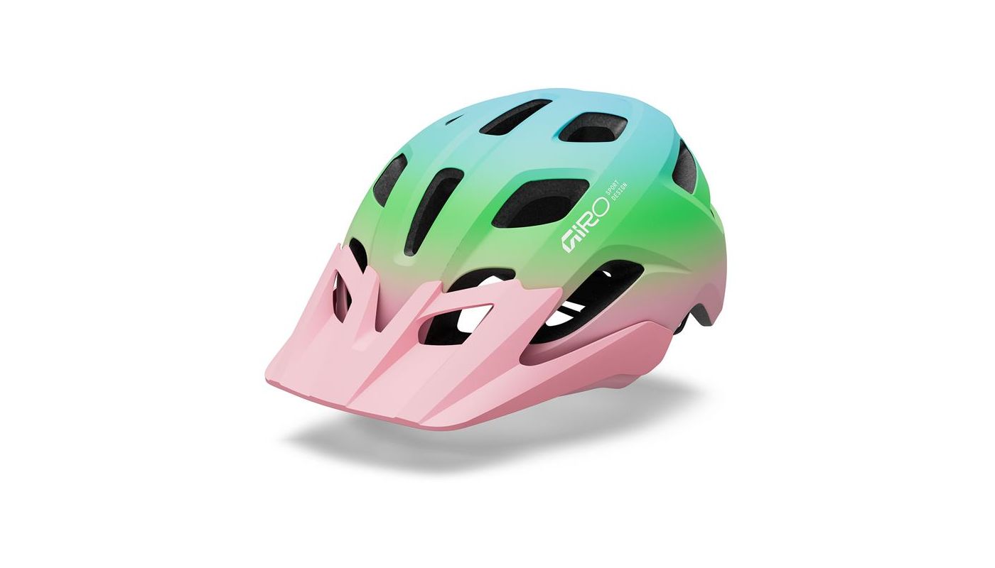 GIRO Tremor Child Mat Light Pink/Green Fade - 2