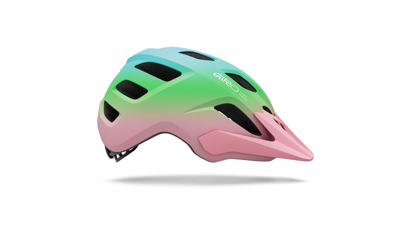 GIRO Tremor Child Mat Light Pink/Green Fade - 4