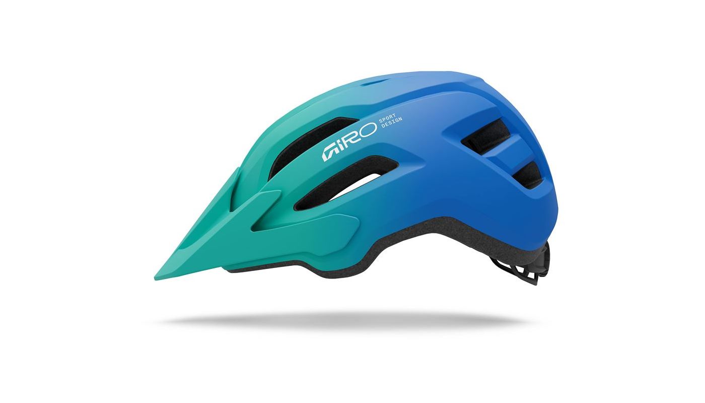 GIRO Fixture II Youth Mat Aqua Green/Blue Jewel Fade - 1