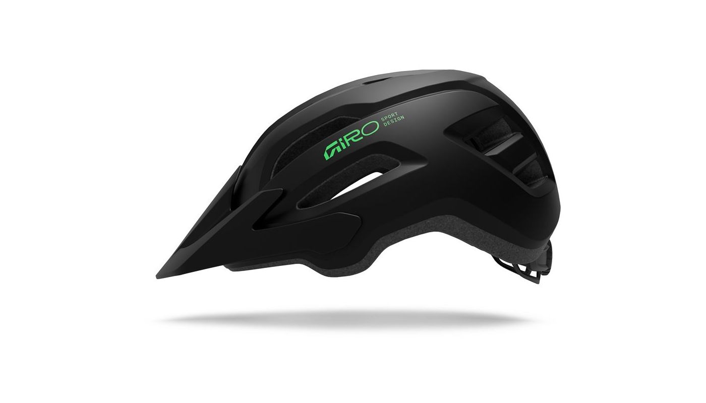 GIRO Fixture II Youth Mat Black/Vivid Green - 1