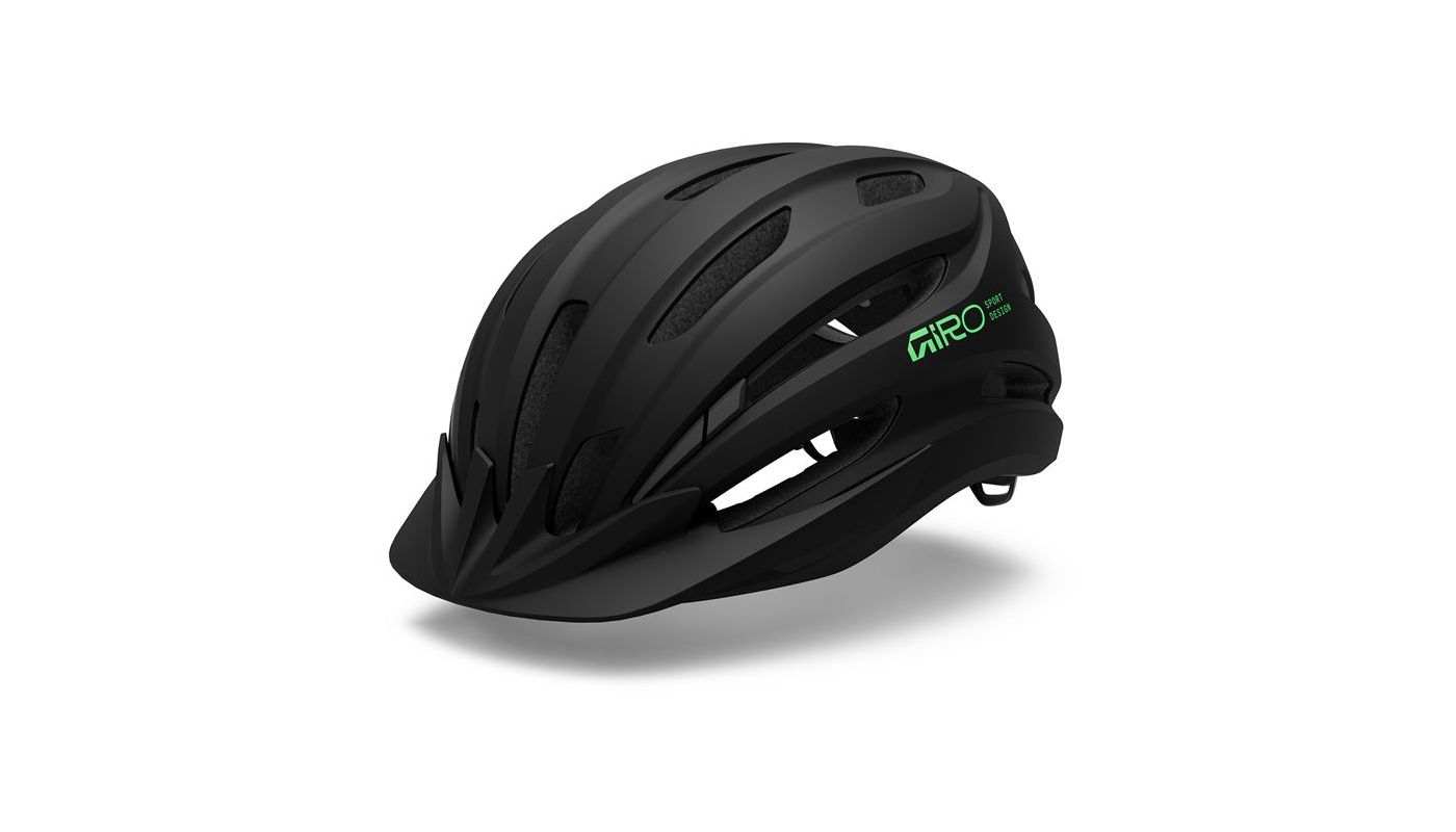 GIRO Register II Youth Mat Black/Vivid Green - 2