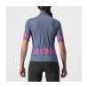 Cyklistický dres dámský Castelli Fenice steel blue/pink fluo - 2