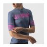 Cyklistický dres dámský Castelli Fenice steel blue/pink fluo - 3
