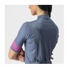Cyklistický dres dámský Castelli Fenice steel blue/pink fluo - 5