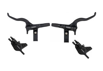 Kotoučové brzdy Shimano Deore BL-M4100 + BR-MT410 pár (J-kit) + redukce 180mm - 1