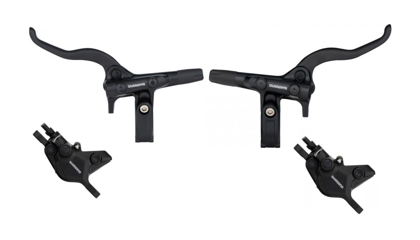 Kotoučové brzdy Shimano Deore BL-M4100 + BR-MT410 pár (J-kit) + redukce 180mm - 1