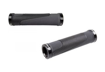 Gripy Velo D3 Aluminium černá/šedá - 1