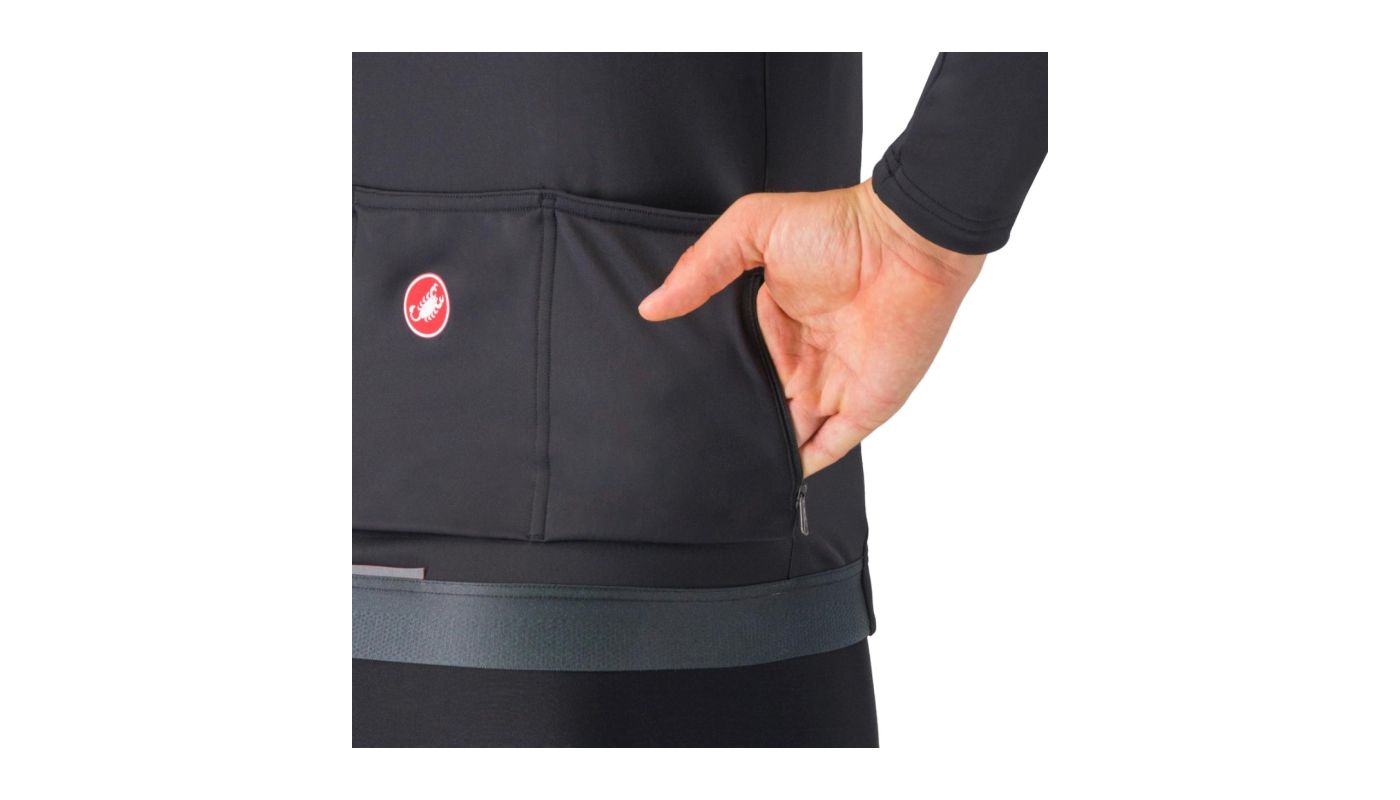 Castelli Espresso dres Thermal Jersey, light black - 7