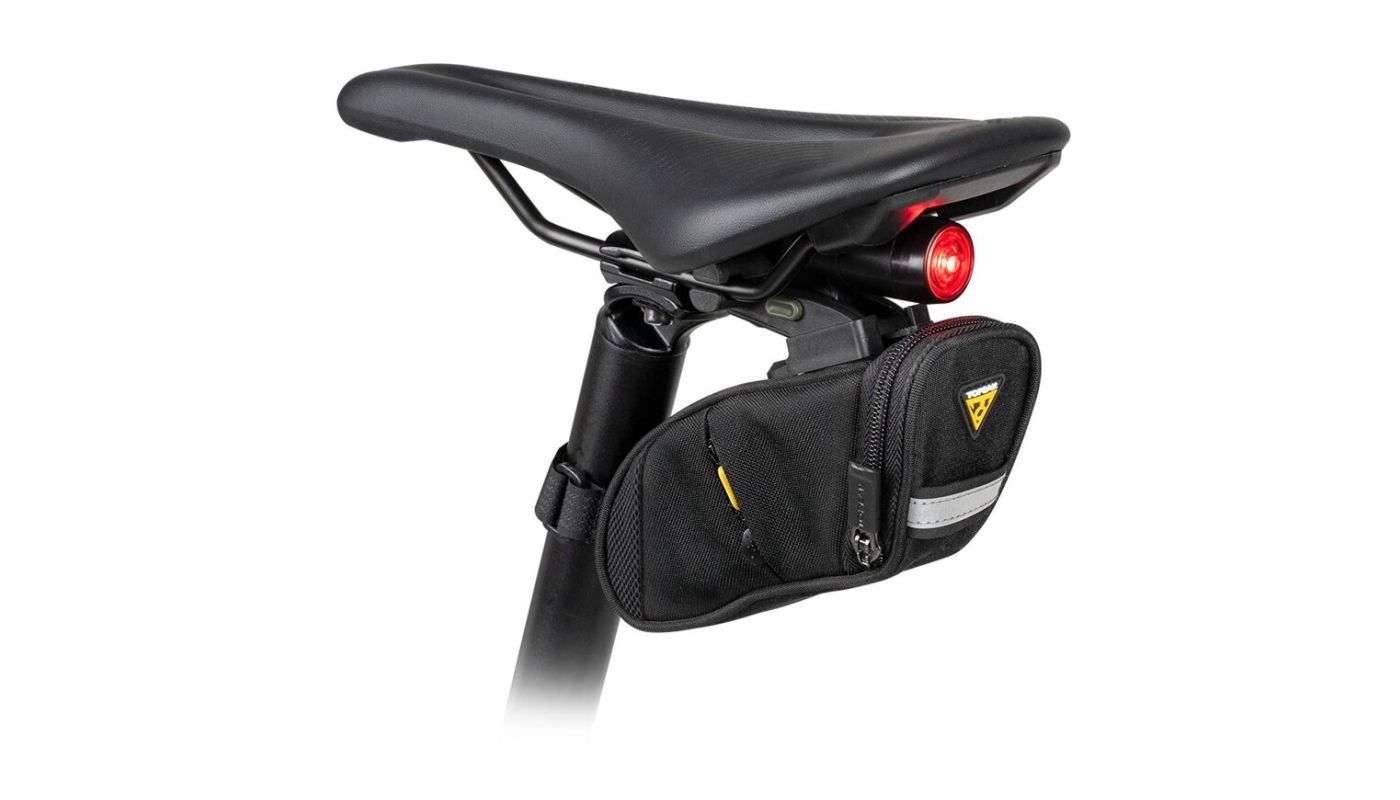 Podsedlová brašna + světlo Topeak Aero Wedge Pack DF Combo sport - 2