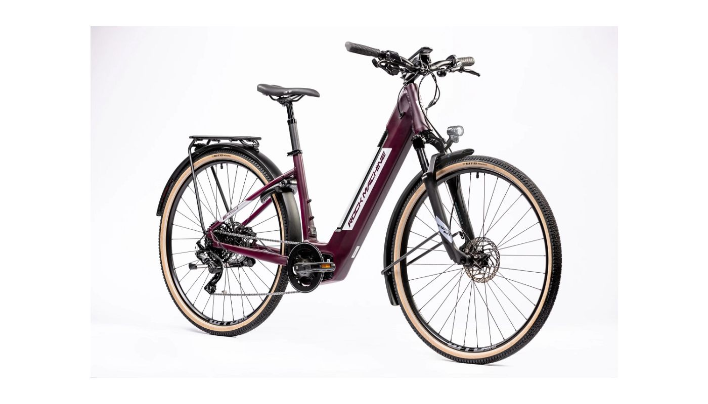 Elektrokolo Rock Machine Crossride INT e450 Lady Touring Crimson/Silver 2022 - 2