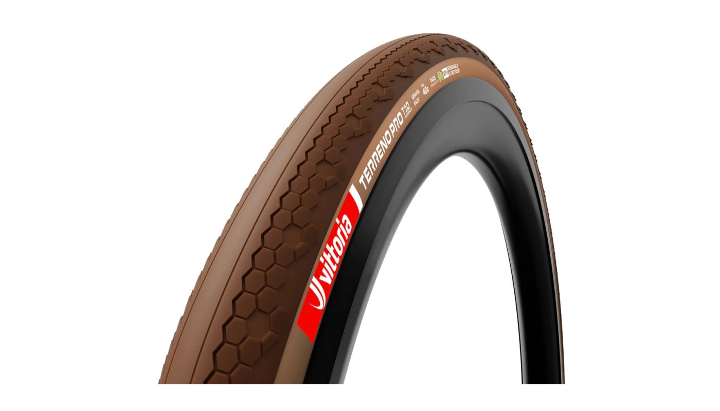 Plášť Vittoria Terreno Pro T10 Hardpack 40-622 Gravel Race Natural Brown - 1