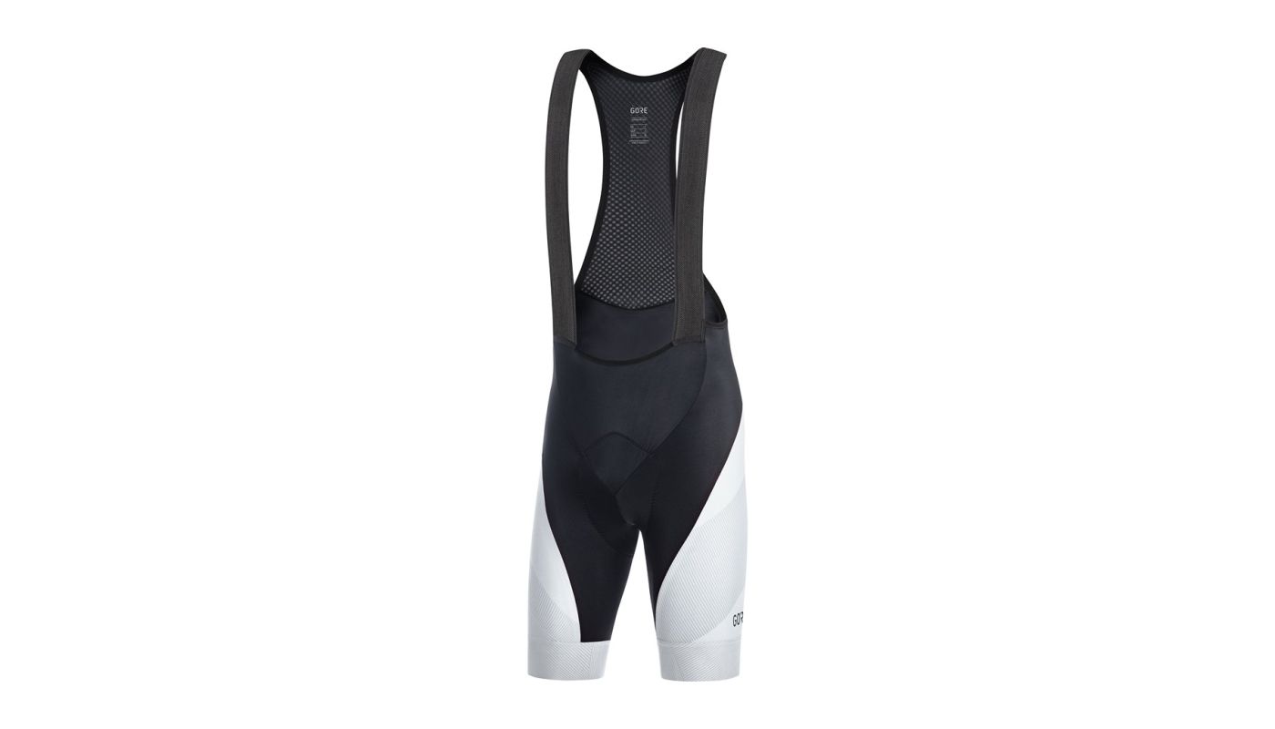 GORE C3 Line Brand Bib Shorts+-black/white - 1