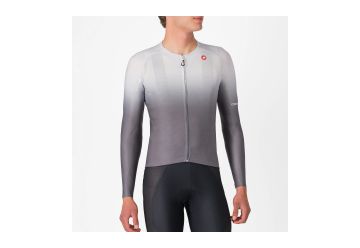 Castelli dres UPF Jersey men"s dl.rukáv / silver gray - 1