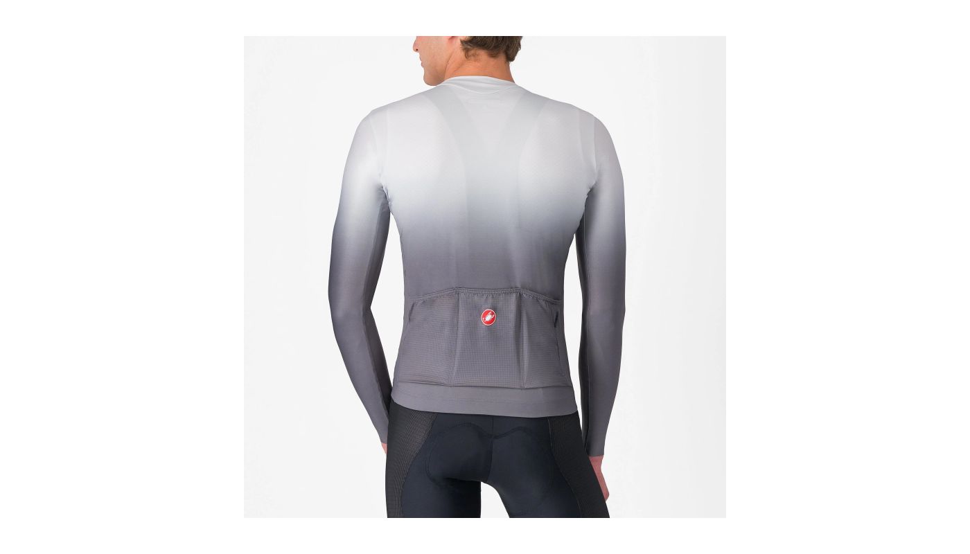 Castelli dres UPF Jersey men"s dl.rukáv / silver gray - 2