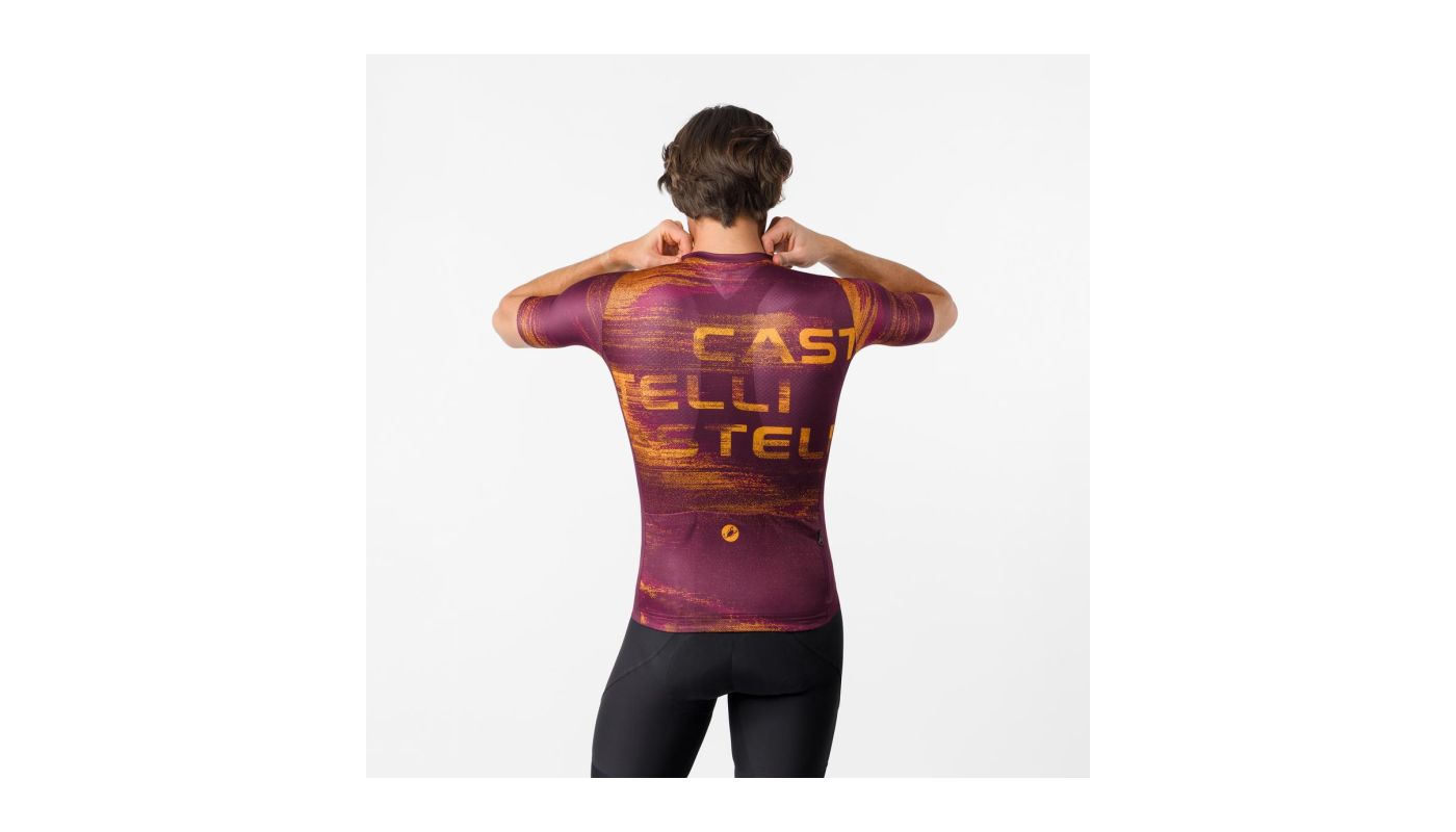 Castelli dres Sratus Logo Jersey men"s  /deep bordeaux - 2