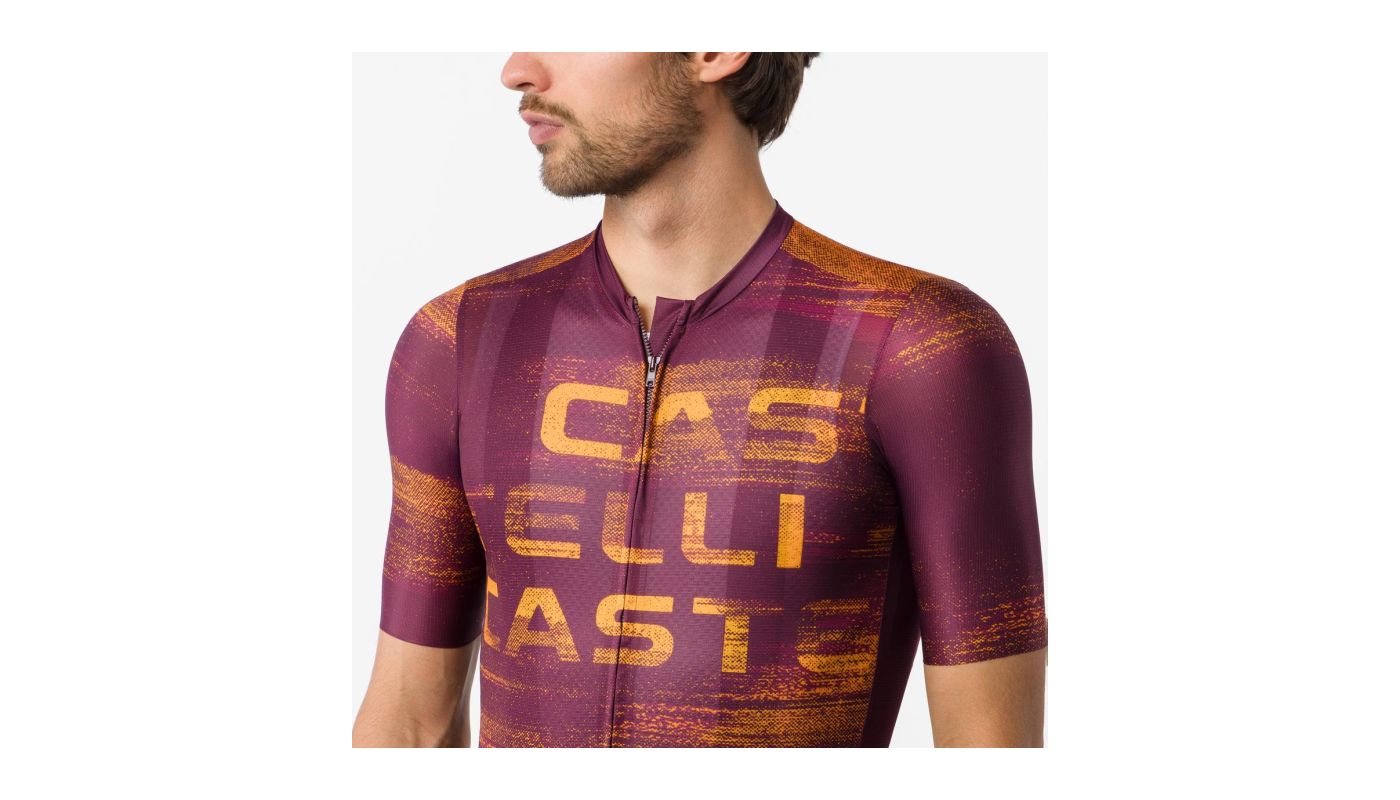 Castelli dres Sratus Logo Jersey men"s  /deep bordeaux - 3