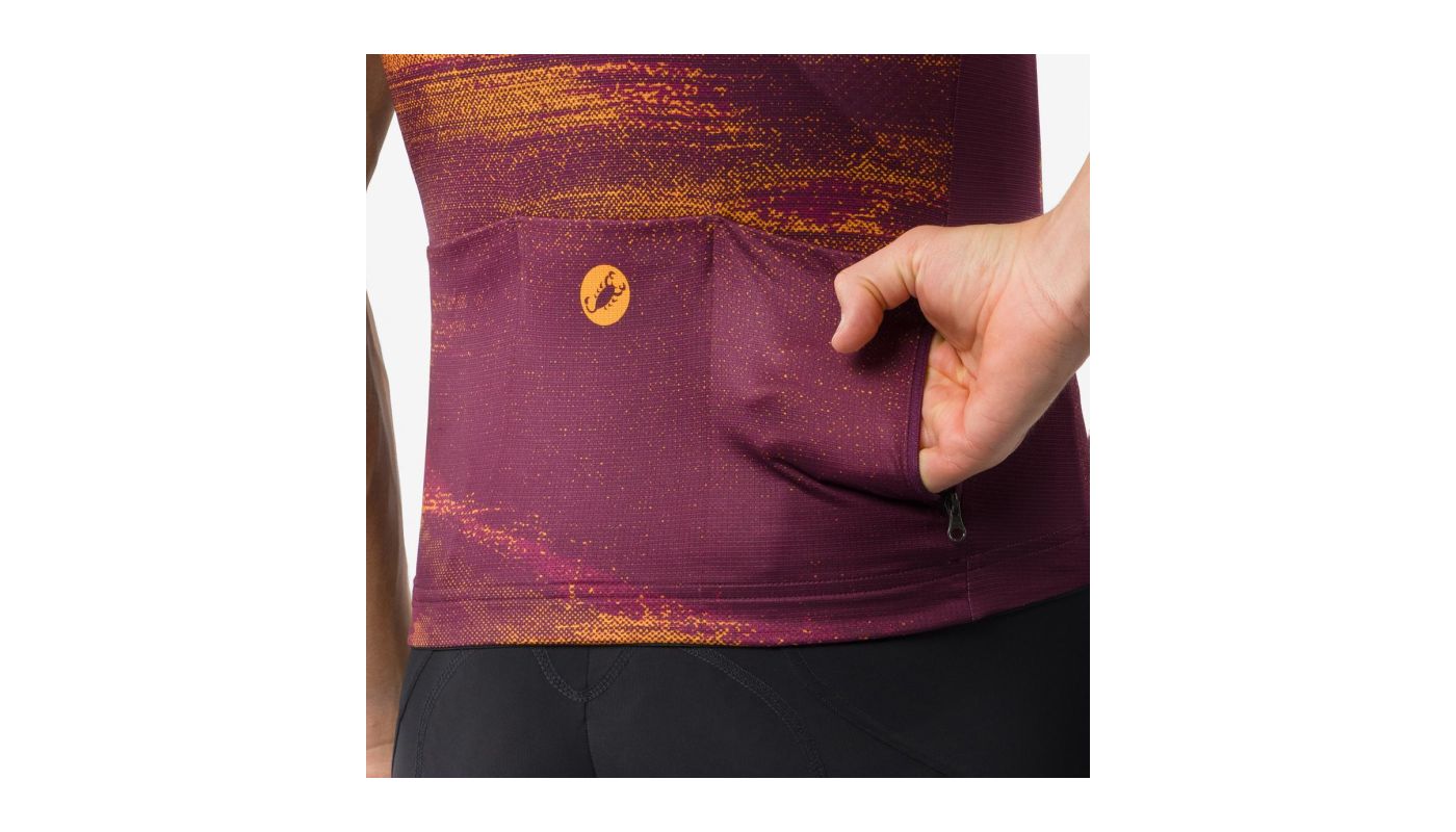 Castelli dres Sratus Logo Jersey men"s  /deep bordeaux - 4