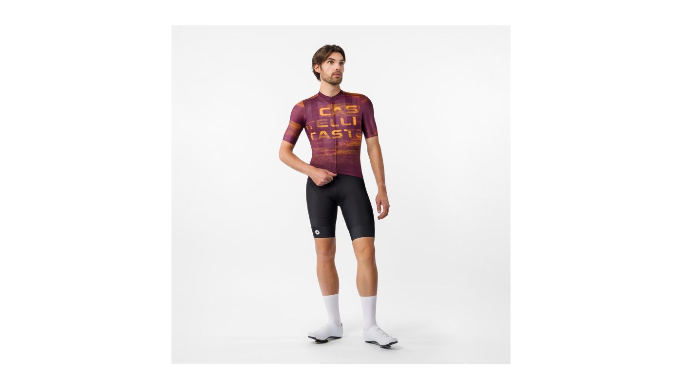 Castelli dres Sratus Logo Jersey men"s  /deep bordeaux - 6
