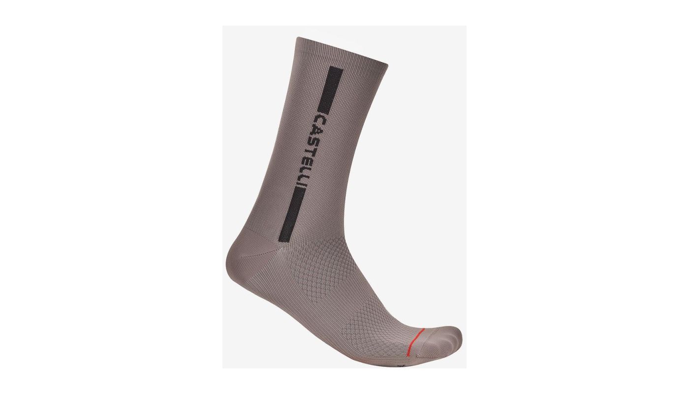 Castelli Linea Logo 15 Socks clay/belgian blue - 1