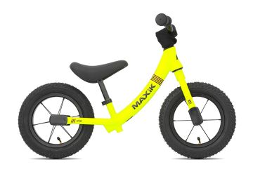 Odrážedlo MAXÍK Evo Lite fluo žlutá/fialová - 1