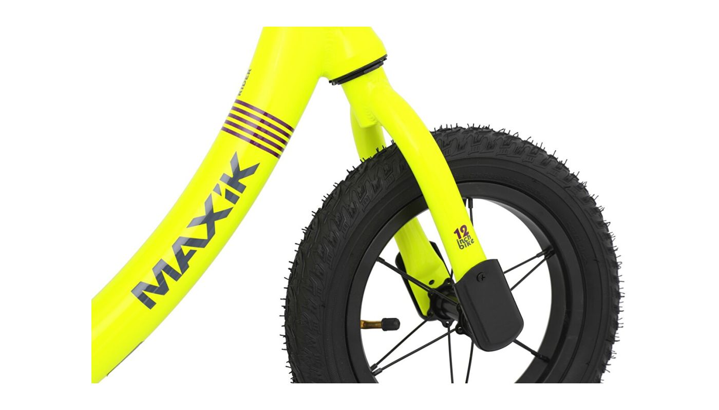 Odrážedlo MAXÍK Evo Lite fluo žlutá/fialová - 3