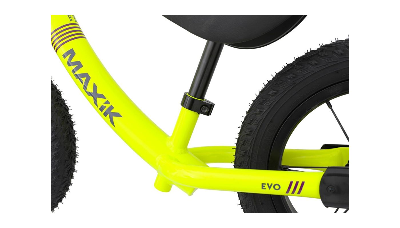 Odrážedlo MAXÍK Evo Lite fluo žlutá/fialová - 4