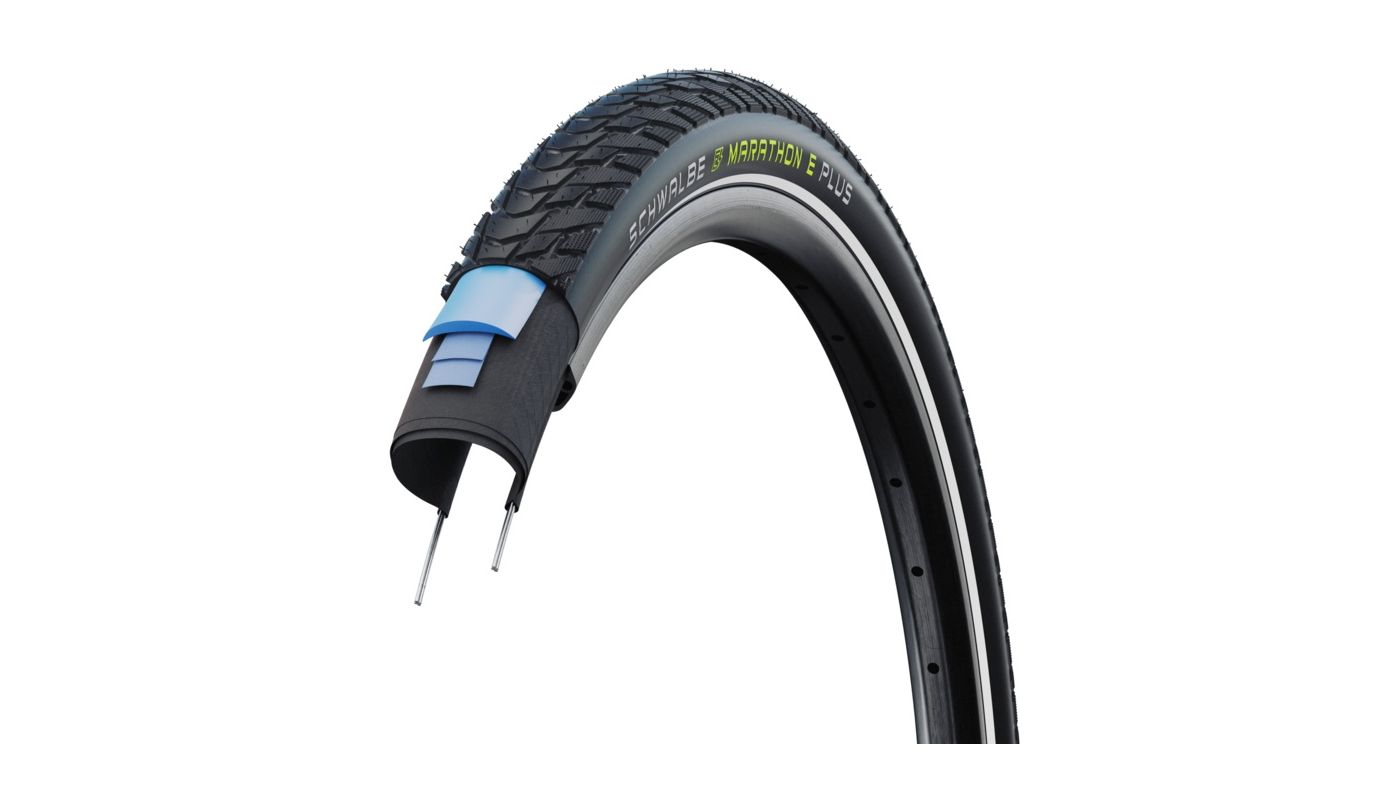 Plášť Schwalbe Marathon E-plus 47-622 SmartGuard reflexní pruh - 1