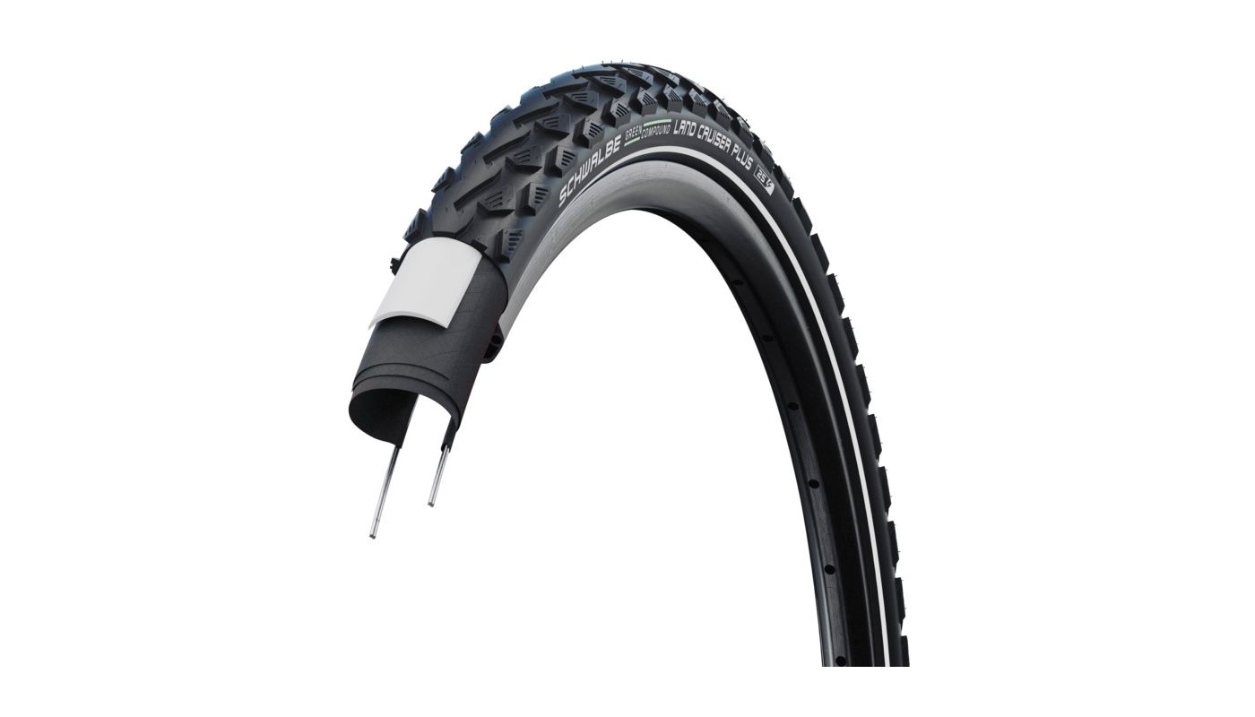 Plášť Schwalbe Land Cruiser Plus 29x2.15 černá+reflexní pruh - 1