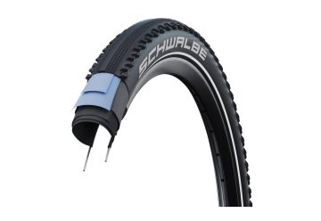 Plášť Schwalbe Hurricane 29x2.25 Addix RaceGuard reflexní pruh - 1