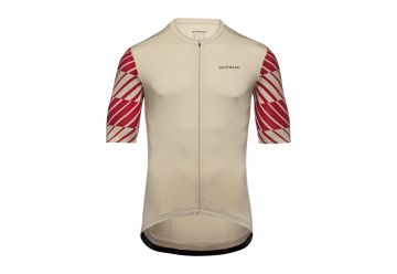 GORE SWIFTRIDE Optical Jersey Mens tech beige / utility red - 1