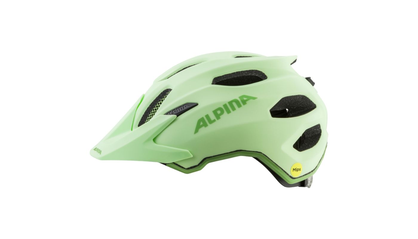 Cyklistická přilba Alpina APAX JR. MIPS green apple matt - 2